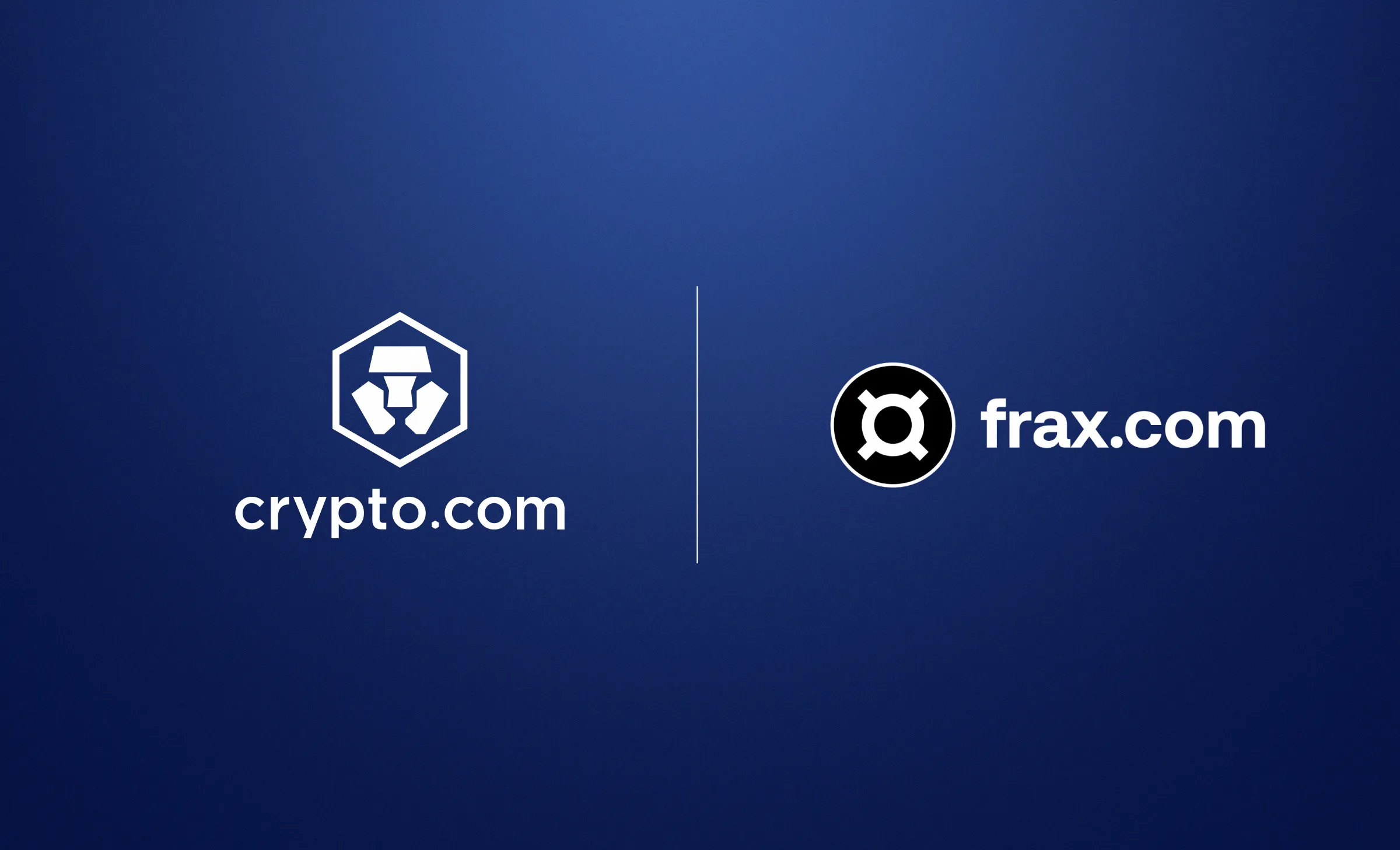 Crypto com x Frax Partnership Announcement