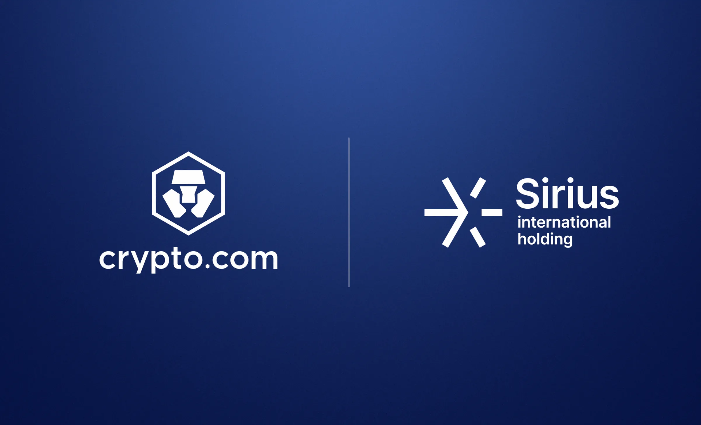 Crypto com x Sirius Partnership Announcement
