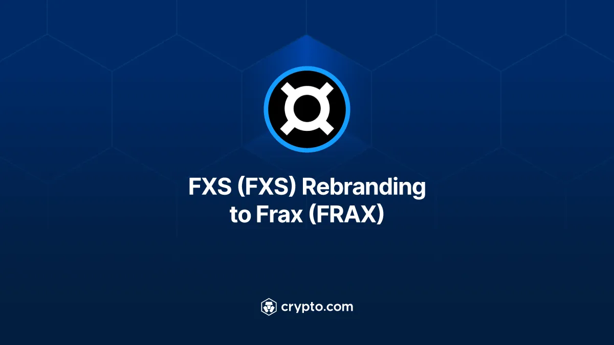 FXS Rebranding to FRAX