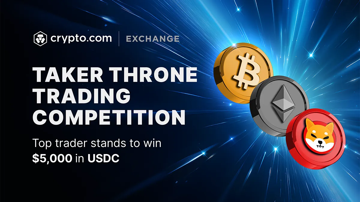 Taker Throne Trading Competition Is Live In the Crypto com Exchange Trading Arena